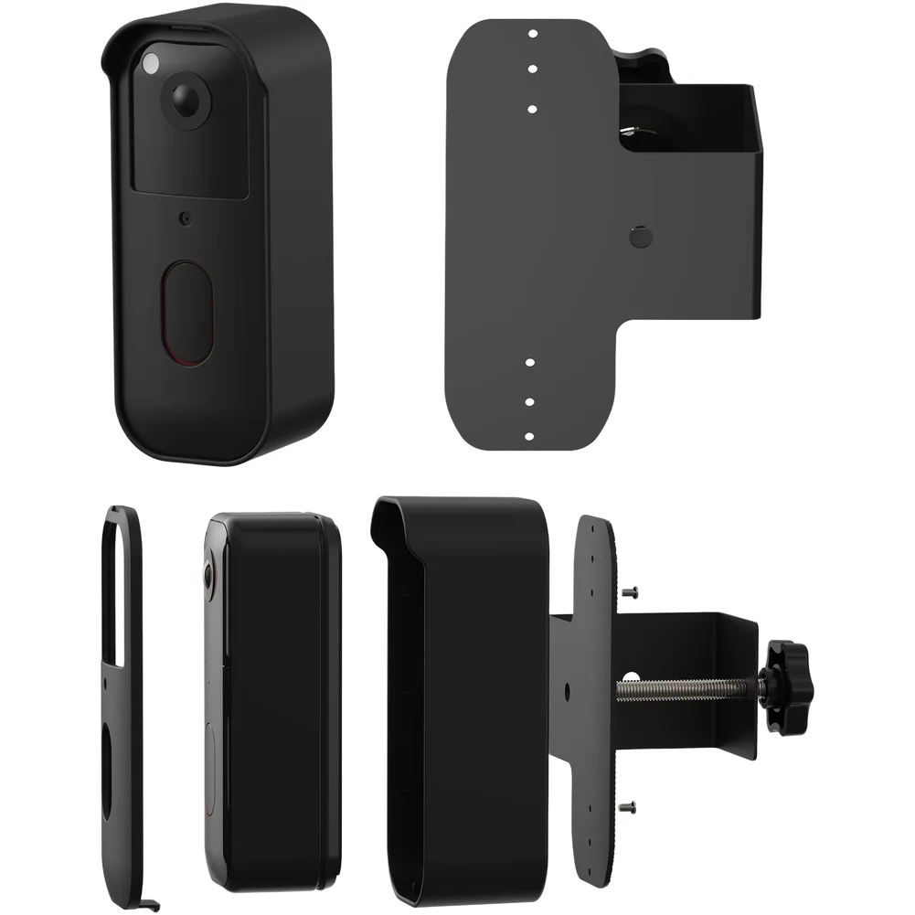 Secure Plastic Backplate for For BLINK Video Doorbell 2nd Gen Anti-Theft No Drill Cover for Easy Installation and Protection