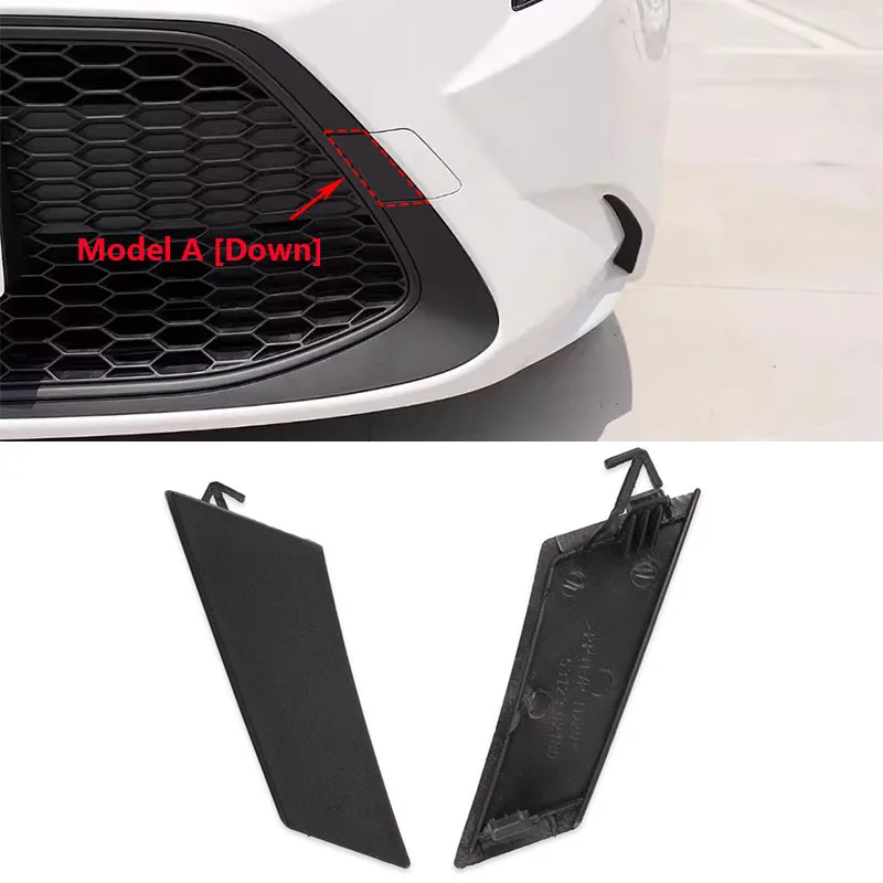 Car Front  Bumper Tow Hook Cap Lower Grille Cover Hauling Eye Lid For Toyota Corolla Levin 2019 2020 2021 2022 2023 52128-02360
