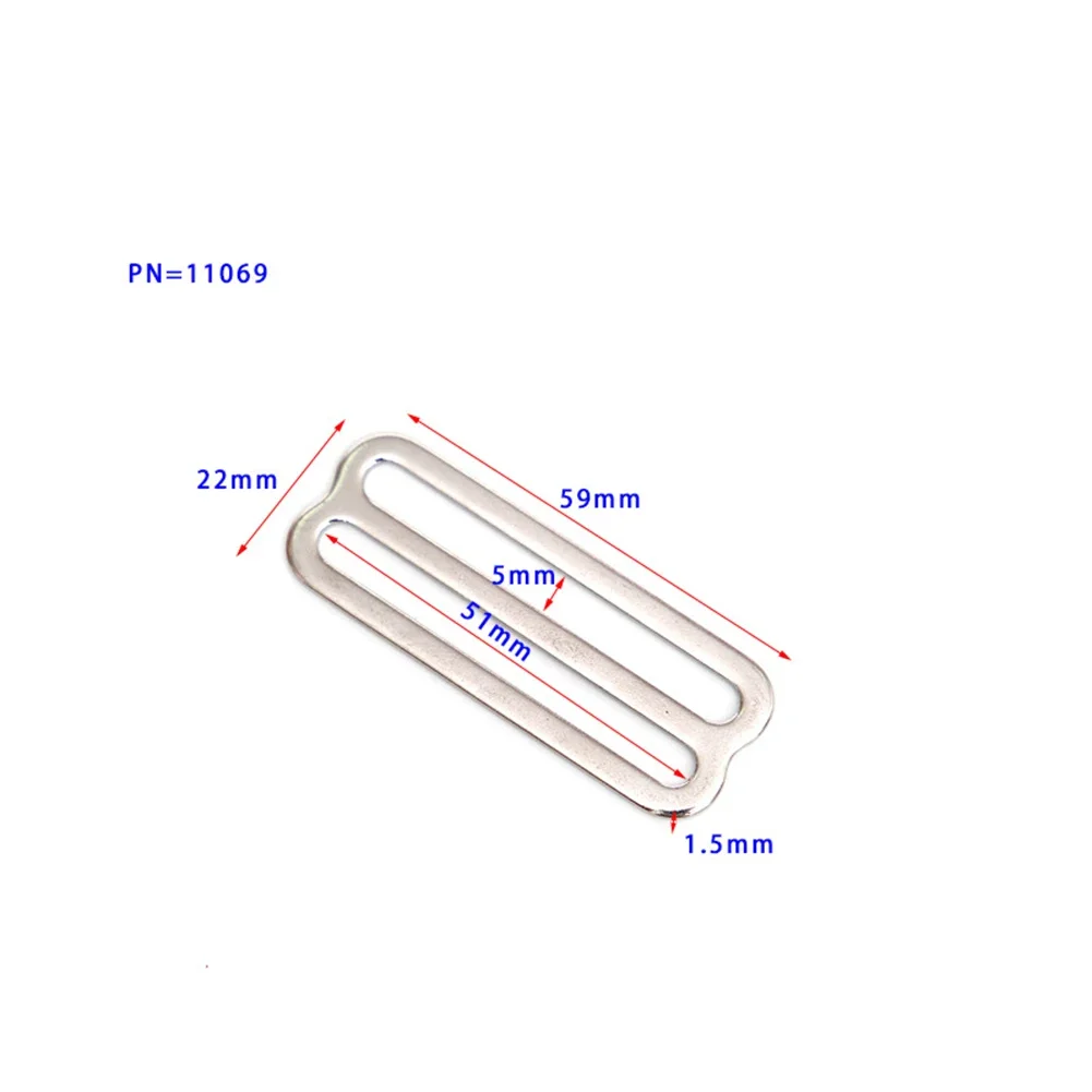 

Fashion Hot Buckle Slide Ring Slide Rretainer Scuba Silver Stainless Steel Portable Anti-corrosion Buckle Fixed