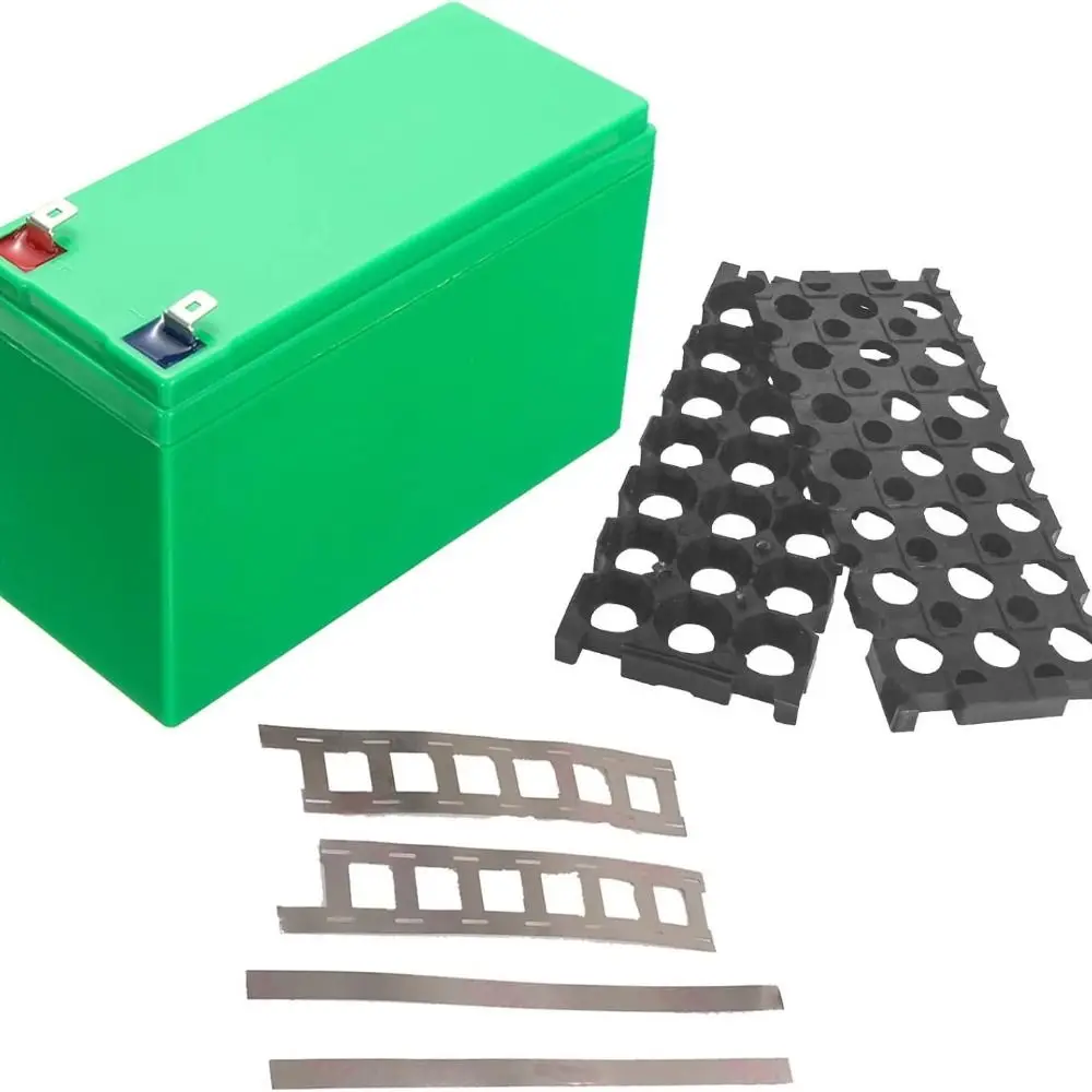 12V Lithium Battery Storage Box ABS Nickel Strip Battery Pack Kit 3S 40A BMS Battery Fixed Bracket Lead-Acid Battery Replacement