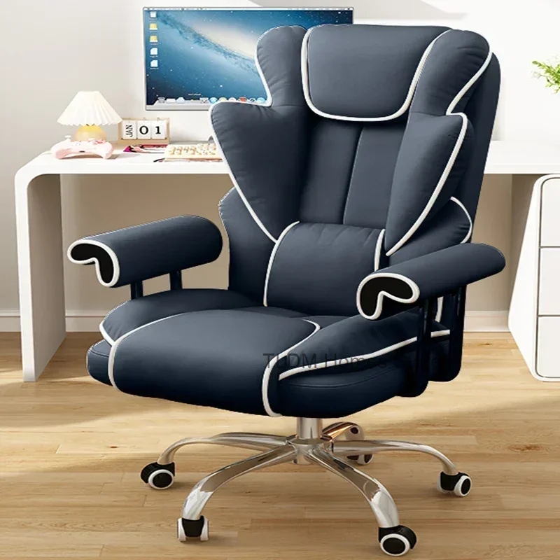 

Waiting Swivel Ergonomic Office Chair Vanity Ergonomic Kawaii Chaise Gaming Chairs Computer Nordic Silla Oficina House Furniture