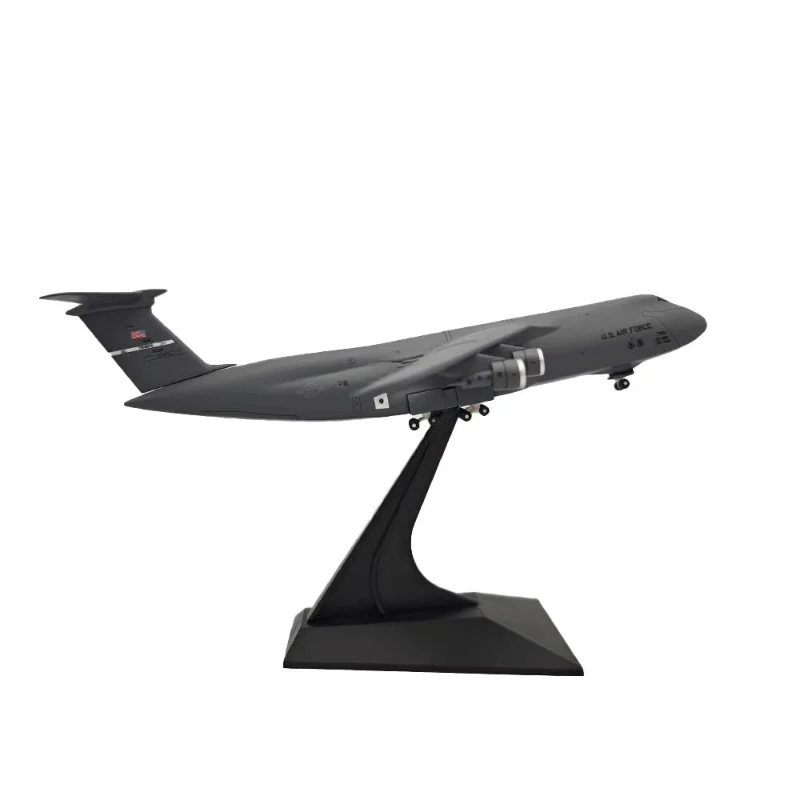 Diecast 1/400 Scale US Air Force Lockheed C-5 Galaxy Strategic Transport Aircraft Alloy Model Collectible Toy Gift Souvenir