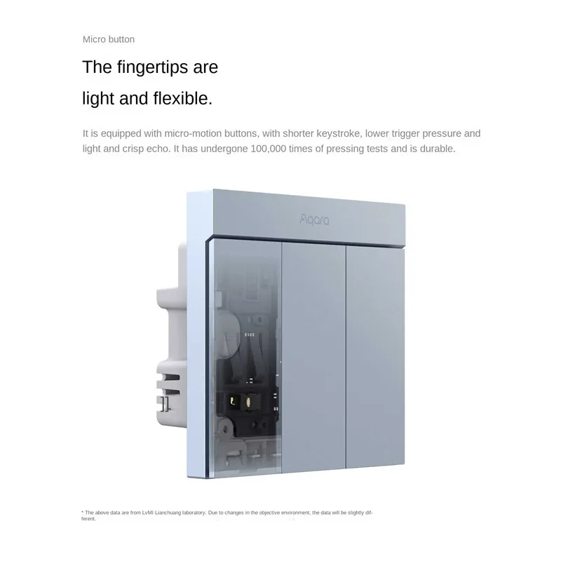 مفتاح حائط ذكي Aqara ، محايد ، تكنولوجيا MARS ، 6 ألوان ، مصباح مفتاح لاسلكي ، Zigbee ، Apple ، iPhone ، IOS ، تطبيق هومكيت ، H1M