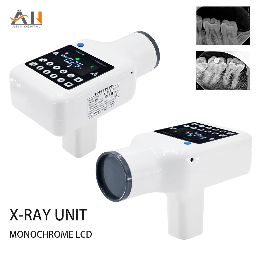 Portable Dental X-ray Machine High Frequency X Ray Unit Compatible with Digital Sensor X-ray Film Lab Equipment Dentistry