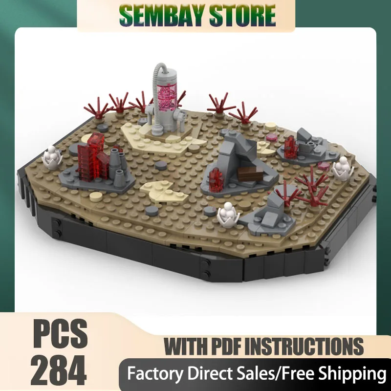 

Popular Game Model Moc Building Brick Modular Red Zone Model Technology Blocks Christmas DIY Toy Construction Holidays Gift
