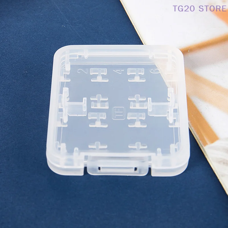 

1Pc Micro Box Storage Case Transparent Protector Holder Plastic Boxes For SD SDHC TF MS Memory Card