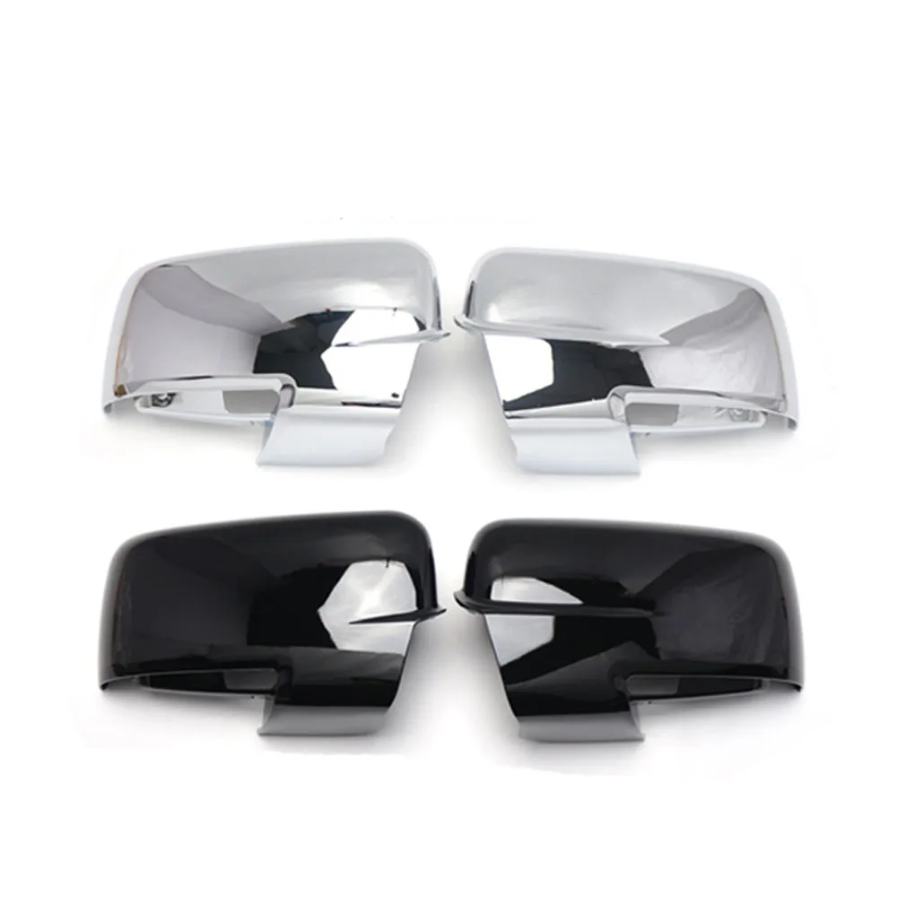 Rearview Mirror Cover Cap Chrome / Black Replace for Dodge Ram 1500 2500 3500 HD 2013-2018 Modified style Stylinig