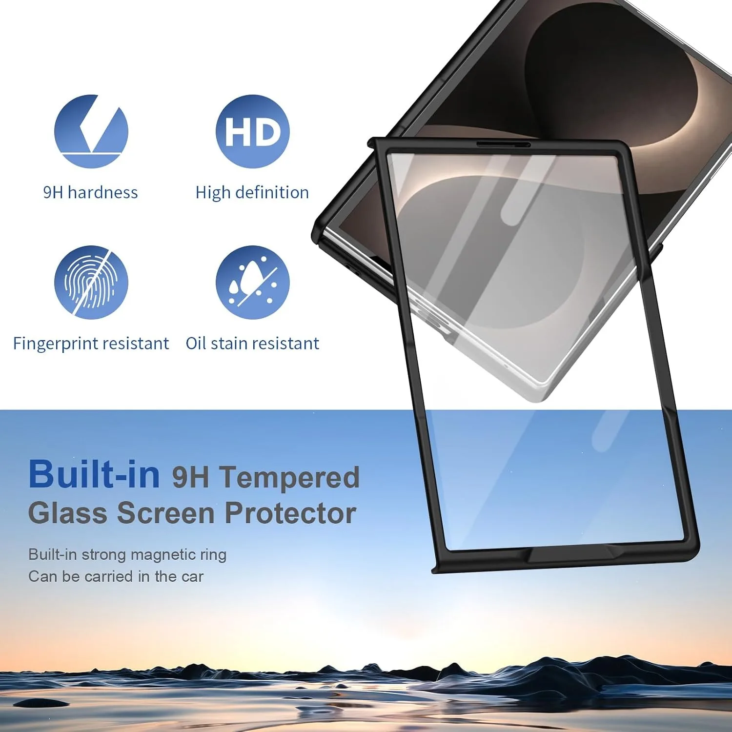 For Samsung Z Fold 8 Ultra Magsafe Case Built-in Screen Protector Skin Feel PC Full Body Cover for Samsung Galaxy Z Fold 8 7 6 5 view 6