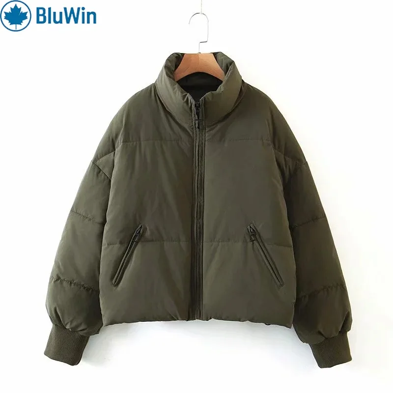 

URBANCHIC 8Colors Streetwear Oversized Puffer Jacket Women Winter Short Padded Coat Casual Warm Bubble Outerwear
