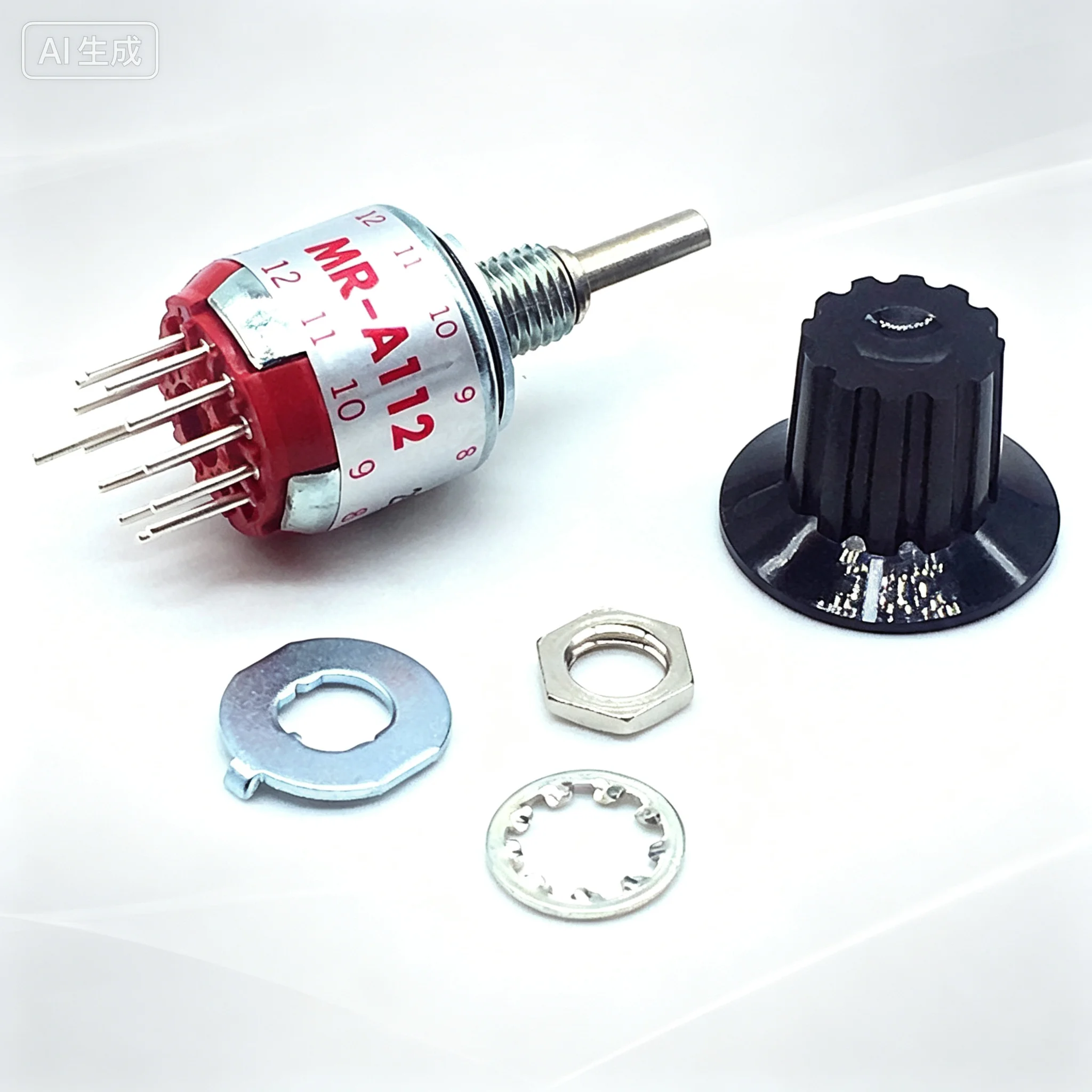 for NKK MR-A112 Rotary Band Switch 1P12 Position Electronic Handwheel Switch