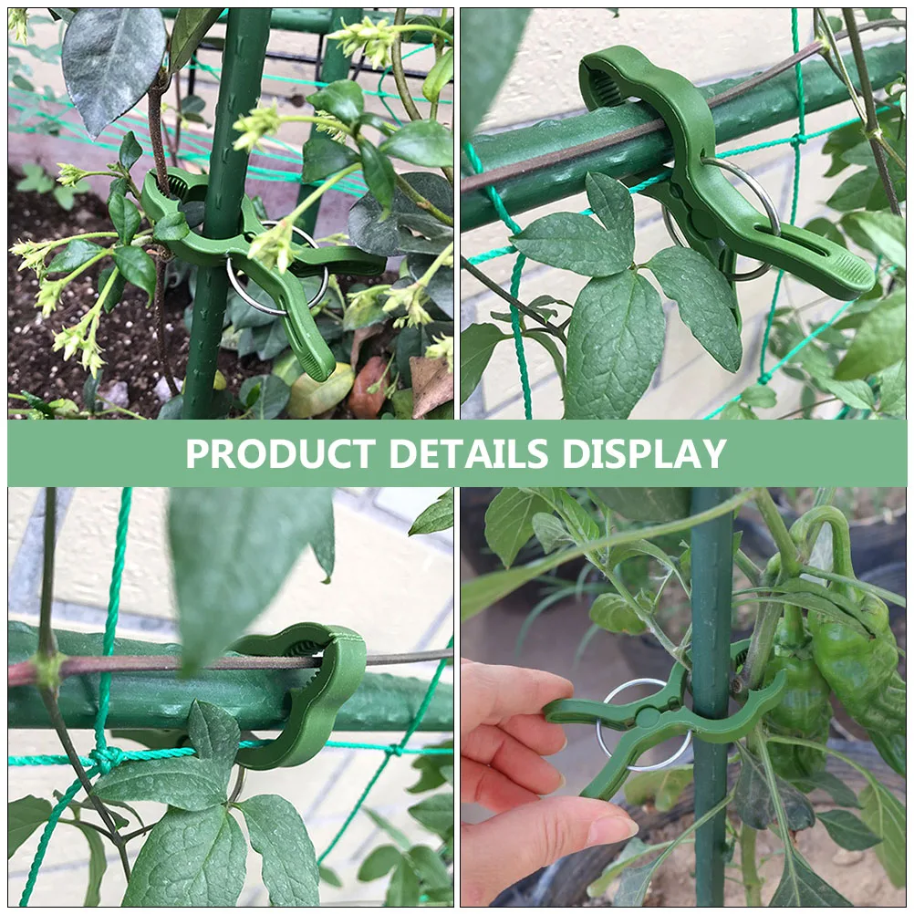 25 قطعة مقاطع الأوركيد نبات بلاستيكي يدعم مشابك تثبيت الحديقة للنباتات بوعاء أصحاب ساق النباتات مقاطع فنية للبستنة