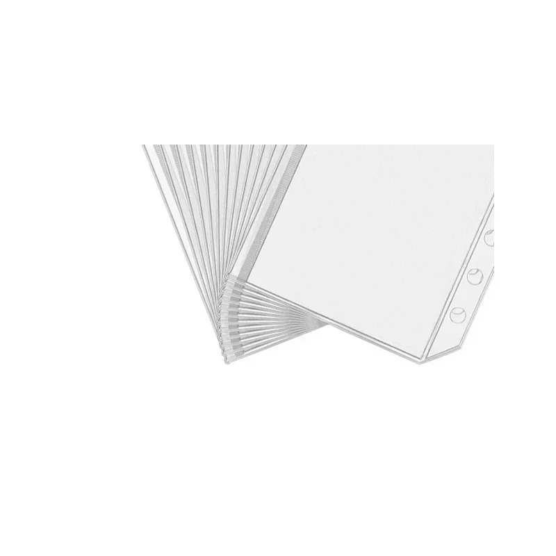 مغلفات جيب PVC للميزانية بسحاب A5/A6/A7 - close-up view