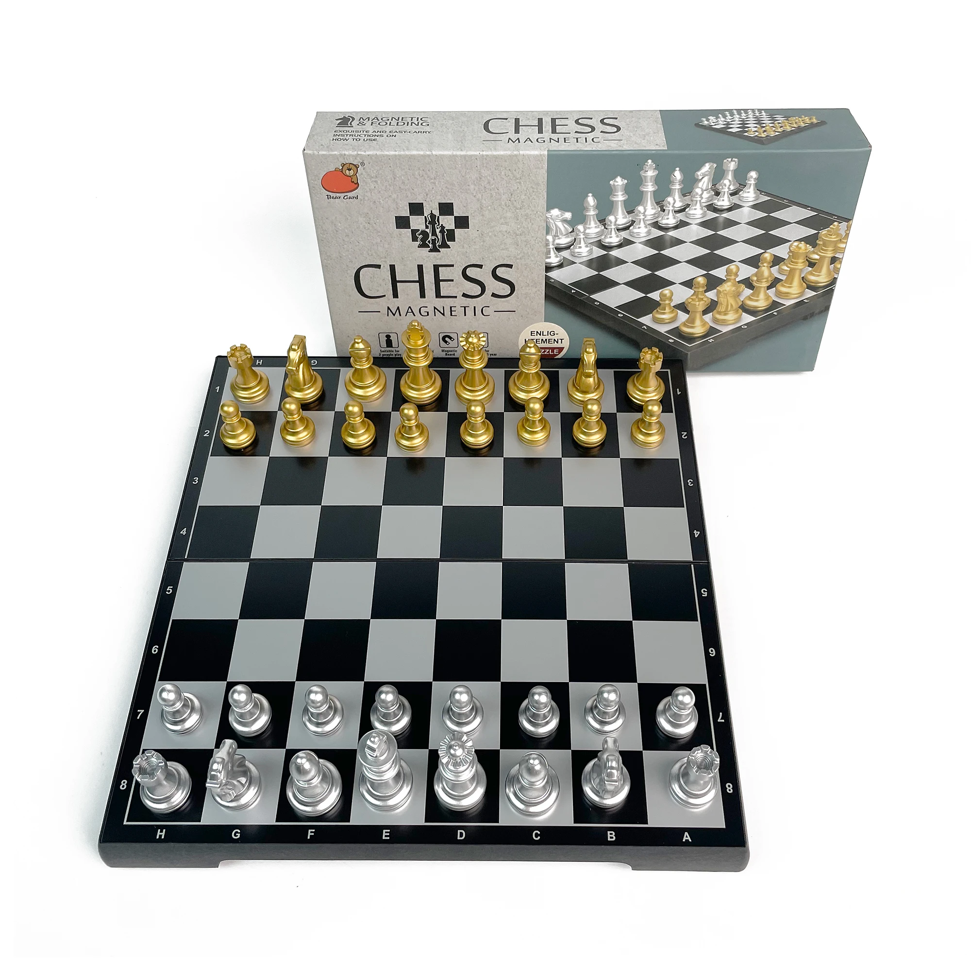 

Складной магнитный набор для международных шахмат (золото/серебро), портативная настольная игра, дорожная игрушка для детей, для семейного отдыха на природе