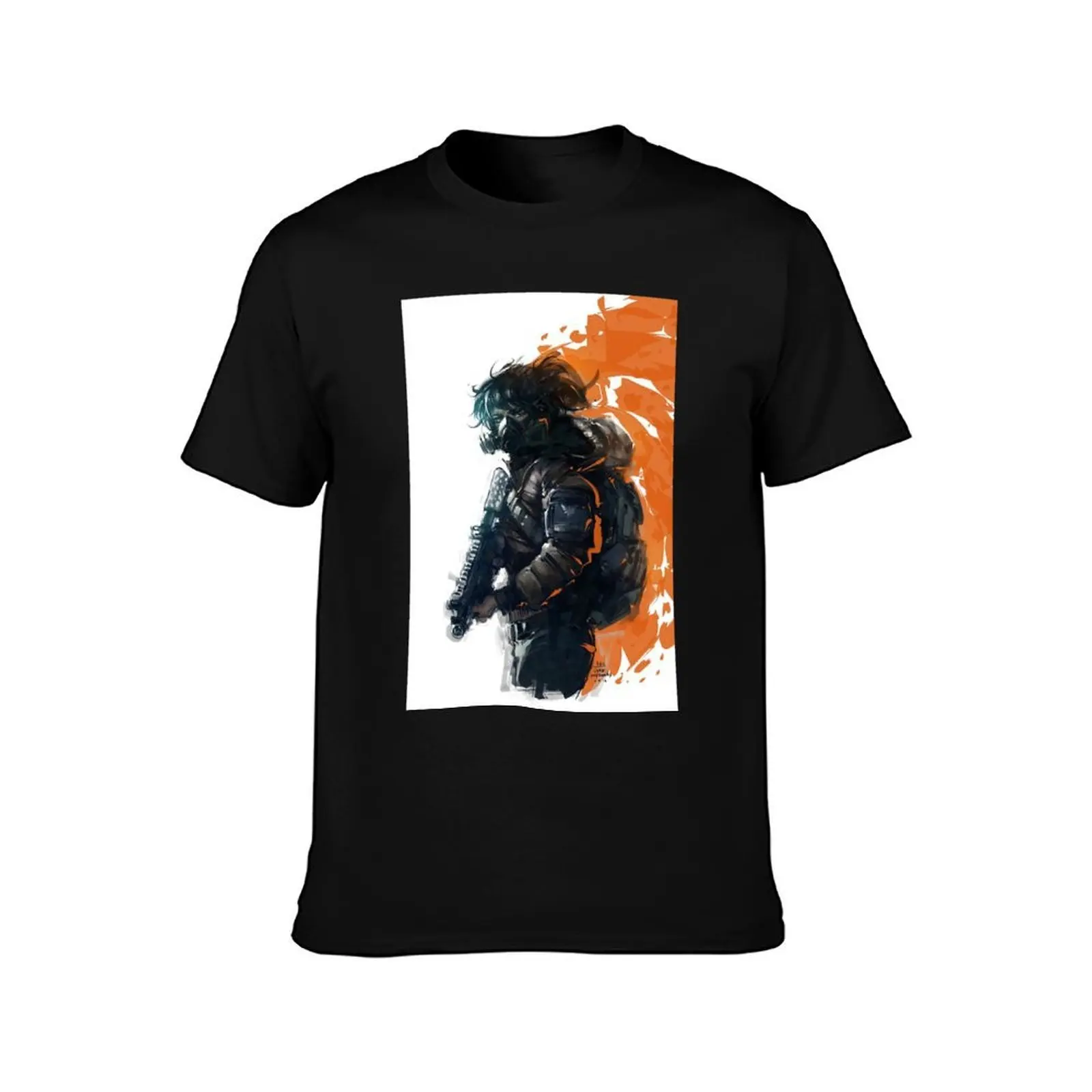 The Division Agent Gamer Classic T-Shirt Big Size Loose Fit Tee Shirt