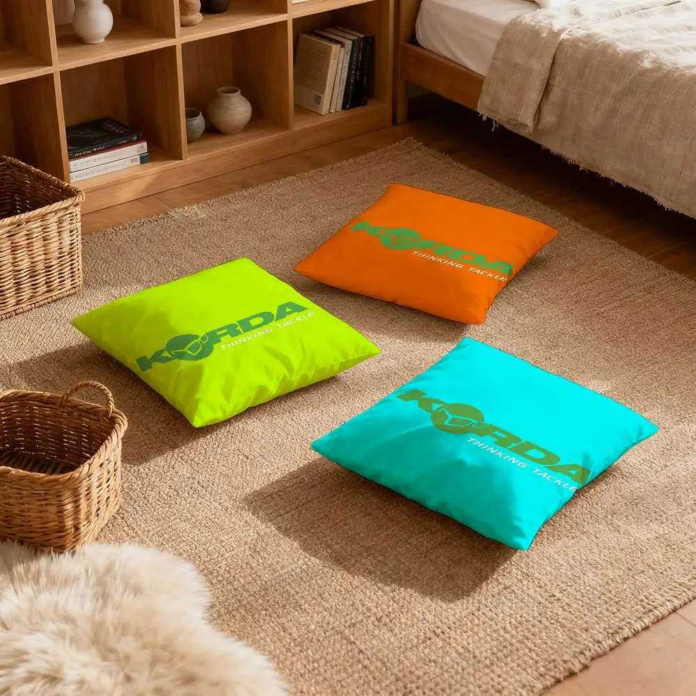 

K-KordaS Fishing Print logo Pillow Case Multi sized car cushions, luxurious home sofas, decorative pillowcases