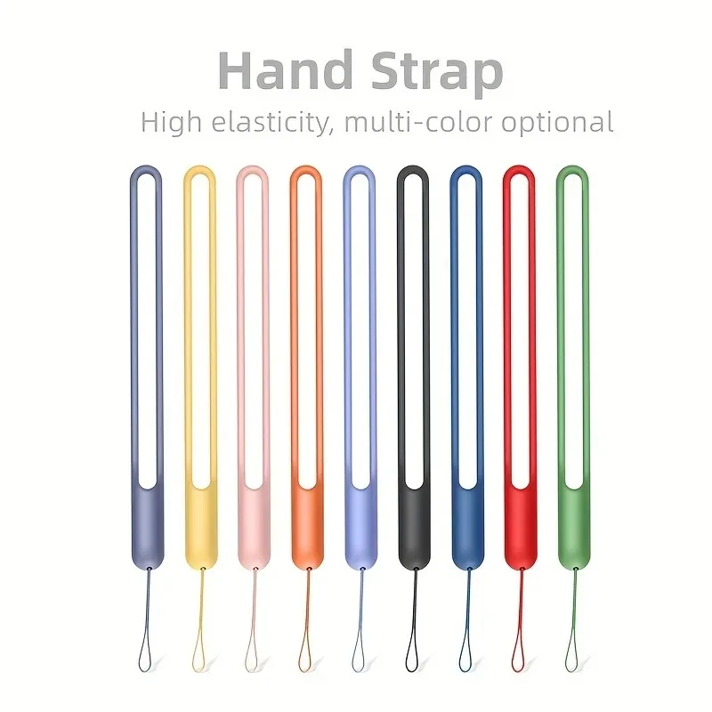 ใหม่สายรัดข้อมือเชือกเส้นเล็กซิลิโคน Charms สําหรับโทรศัพท์มือถือกล้องคีย์สายไฟน่ารัก Lanyard พวงกุญแจ Keycord แขวนเชือก