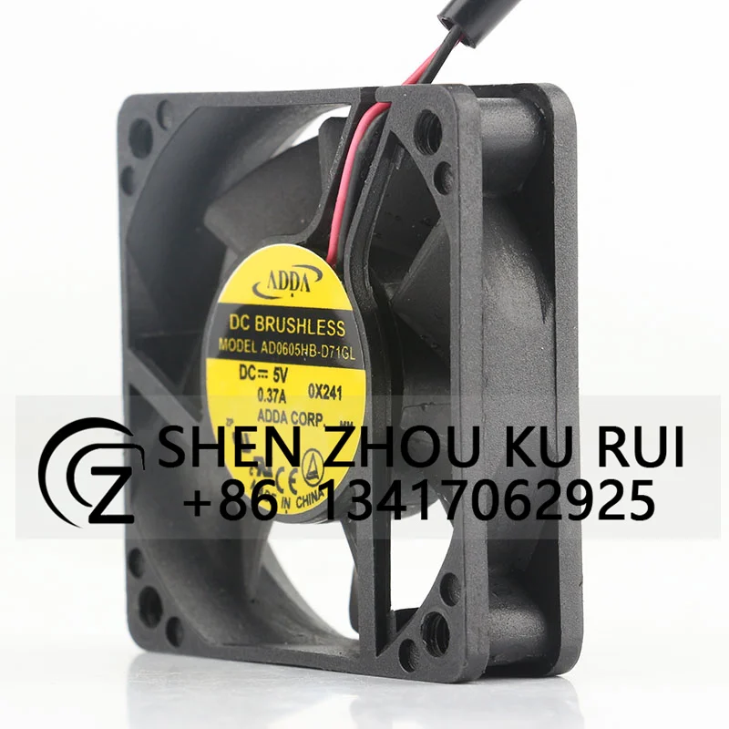 

Оригинальный ADDA DC5V 0,37A AD0605HB-D71GL/AD0605HX-D71GL 6015 6 см двойной шариковый вентилятор охлаждения 60*60*15 мм