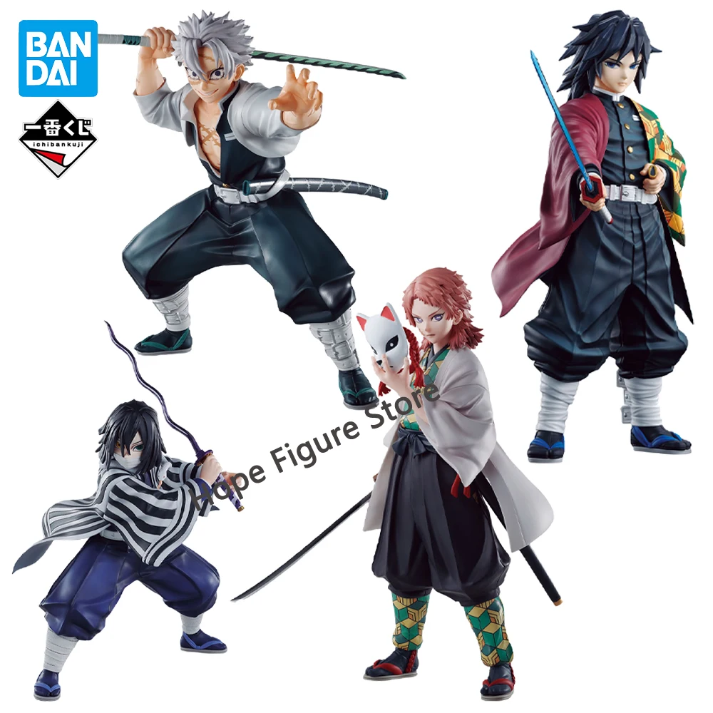 

In Stock Original BANDAI Ichiban Kuji Demon Slayer Obanai Iguro Tomioka Giyuu Sabito Figure Anime Model Genuine Boxed Toy