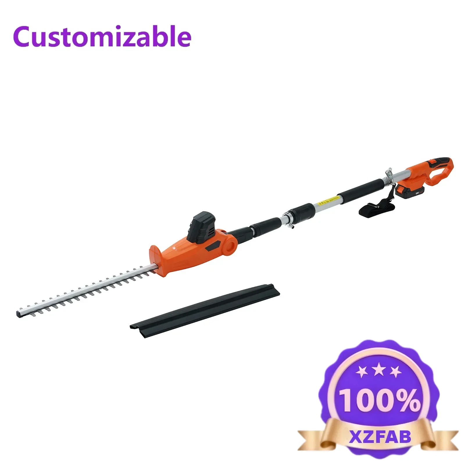 Factory Direct 2026 18 inch Double-edged Steel Blade Hedge Trimmer Kit 20V Battery Charger and Blade Cover Included