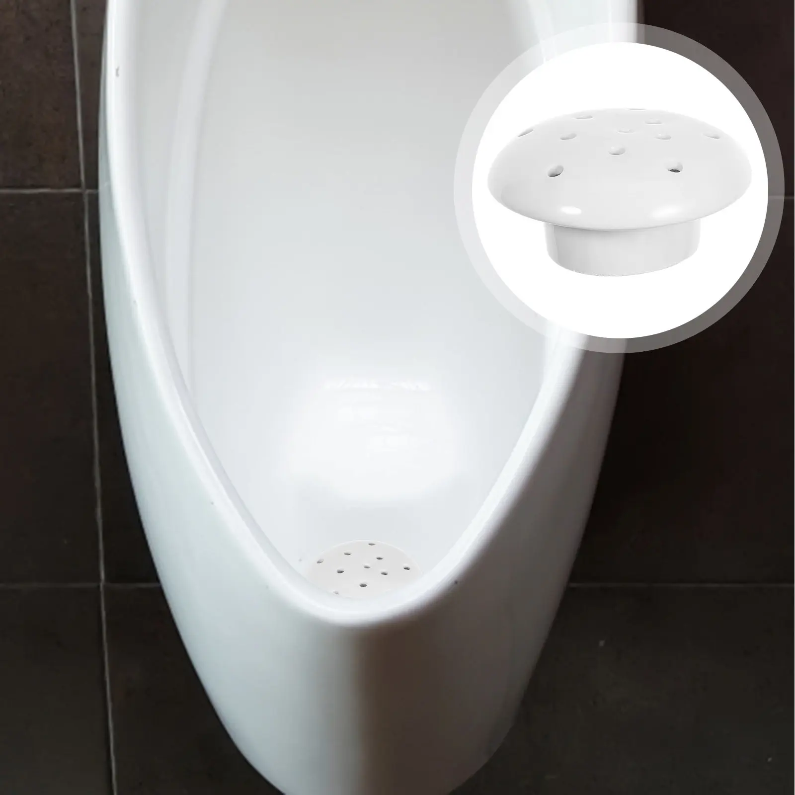 

Ceramic Urinal Drain Cover Odor-Blocking Bathroom Urinals Filter Plug For Public And Private Restrooms Urinal Strainer Stopper