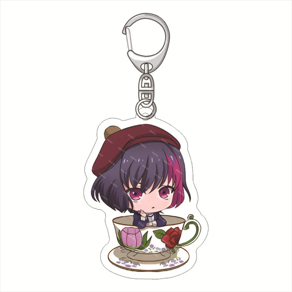 Cute Anime B PROJECT Series Keychain Acrylic Kaneshiro Goushi Shingari Miroku Key Chain Women Man Key Ring Bag Pendant Ornament