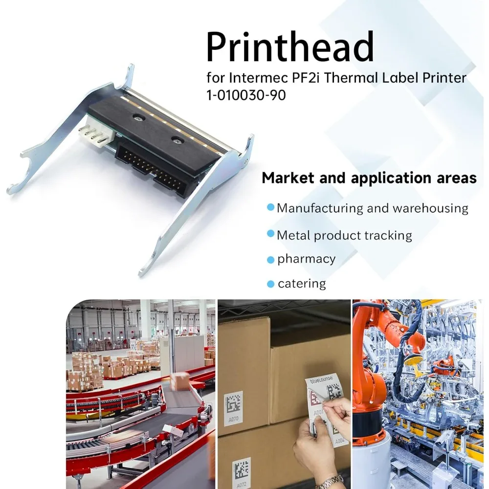 1-010030-90 New Printhead for Intermec PF2i Thermal Barcode Printer 56mm 203dpi Genuine