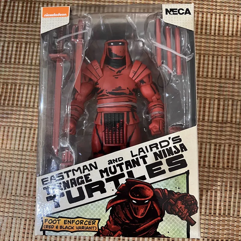 

Teenage Mutant Ninja Turtle Figure NECA 54497 Foot Enforcer Comics Version Action Figuras 7-Inch Movable Model Kid Gift Original