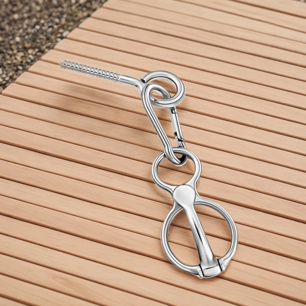 مجموعة واحدة من حلقات ربط الحصان شديدة التحمل ومستلزمات معدات تدريب الحصان تمنع الخيول من التراجع