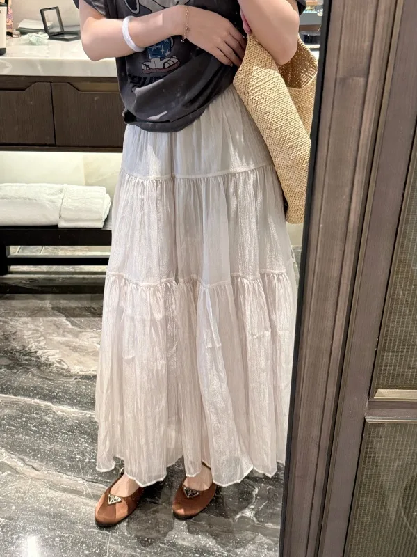 

Легкая прозрачная многослойная юбка Twinkle Summer Design, модная юбка-полусолнце, премиум-класса для женщин...