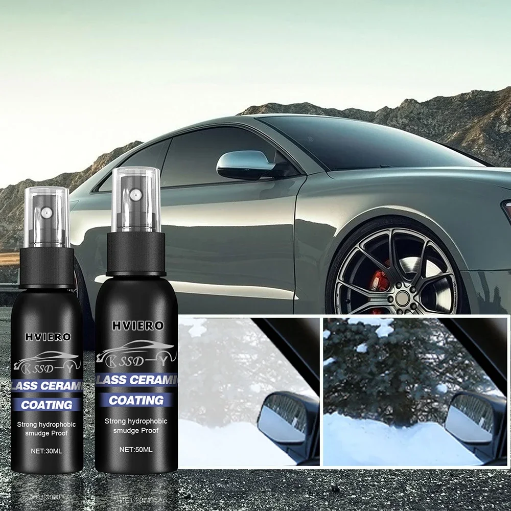 30ml/50ml Auto Windshield Water Repellent Car Coating Windows Waterproof Rainproof Nano Hydrophobic Antifogging Agent Clearness