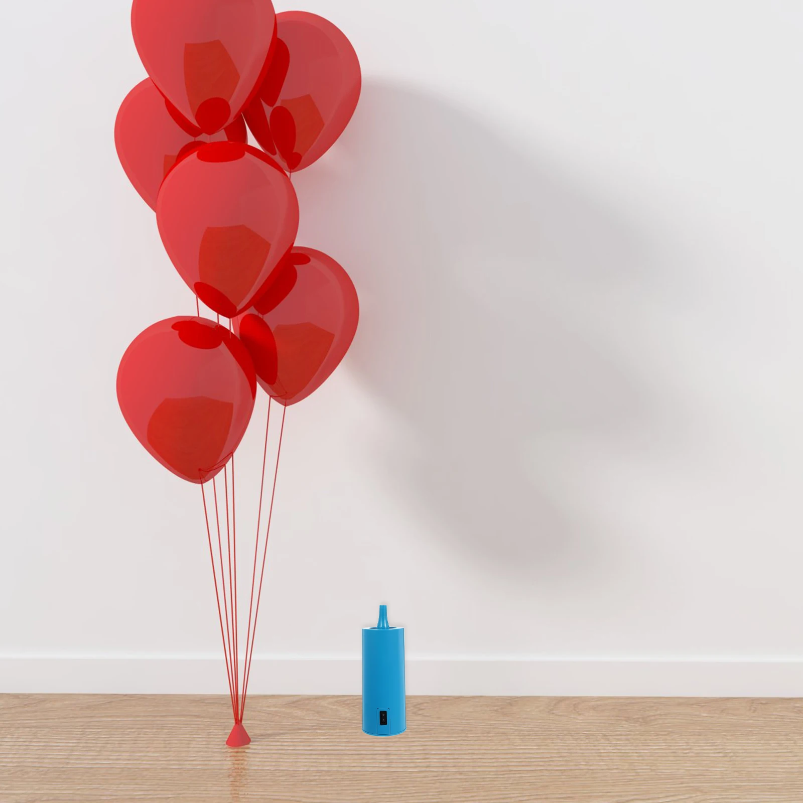 

1pc Balloons Inflator Electric Air Pump Portable Electronic Inflator For Home Party Outdoor Dual Use Balloon Blower Long