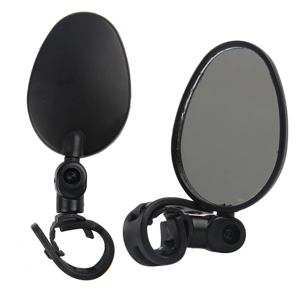 

Universal 360 Degree Rotating Bike Rear View Mirror Adjustable Handlebar Cycling Safety Accessory Oval Road Bike