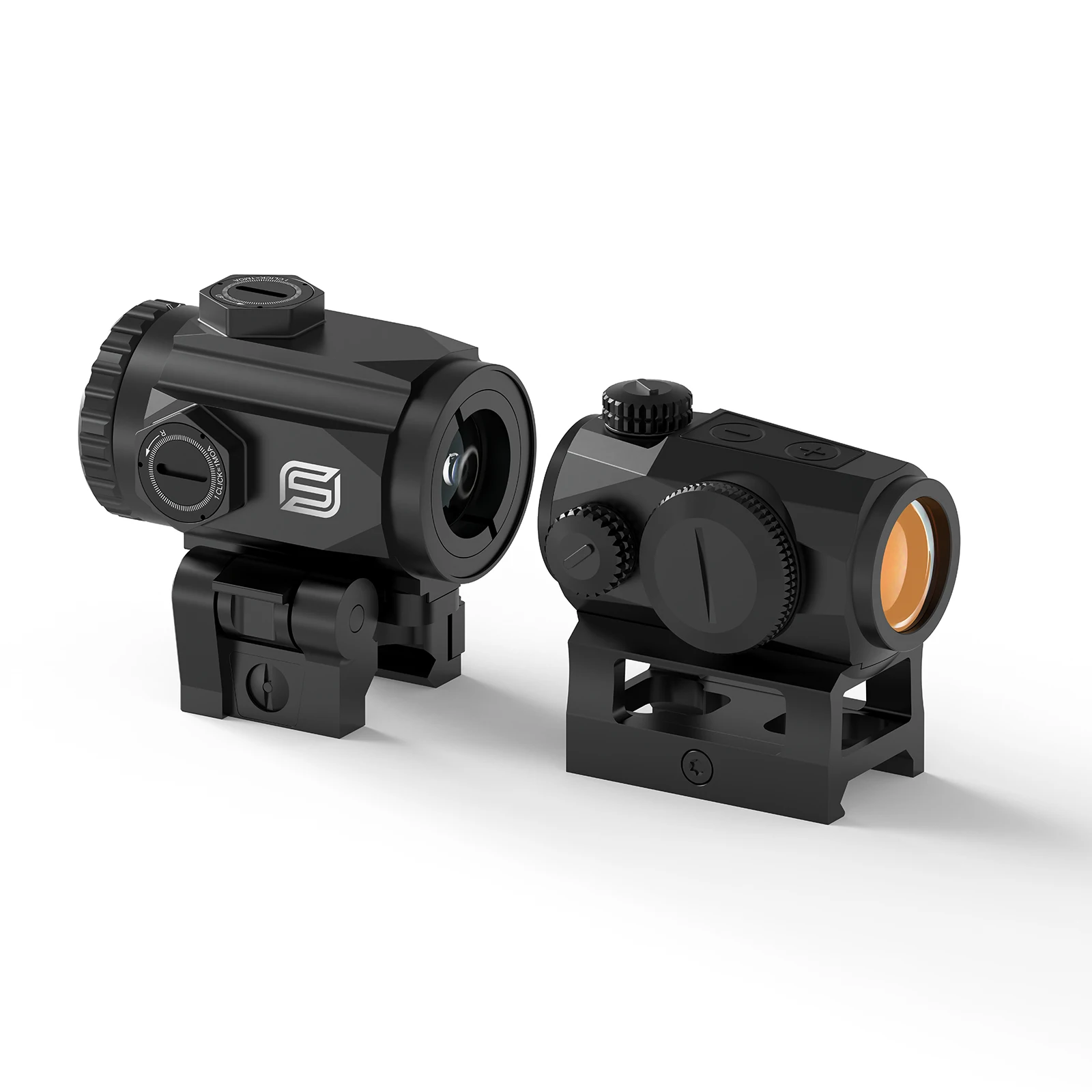 SPINA OPTICS Picatinny Rail Red Dot Sight Solar Shake Awake Multi Reticles Red Dot Scope view 2