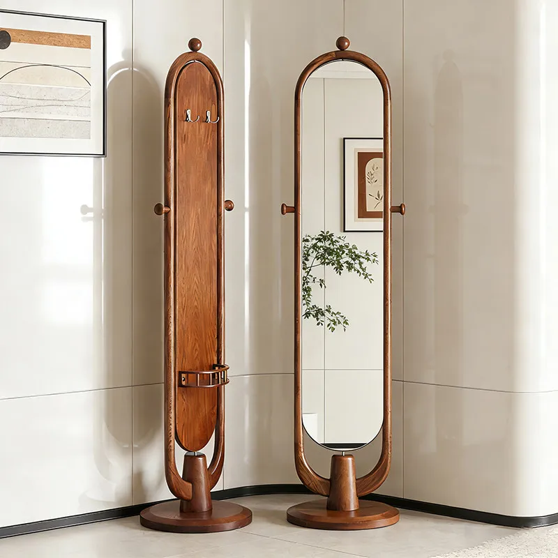 Floor Modern Mirror Wooden Cosmetics Funky Nordic Aesthetic Full Body Standing Mirror Vanity Decoration Espelhos Home Products
