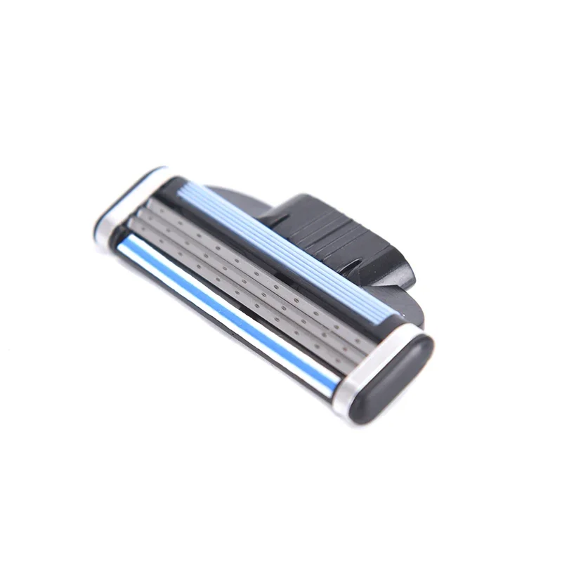 4Pcs Mach 3 Cartridges Manual Razor Blades Shaving Manual Three-layer Razor Blades Men Female Epilator