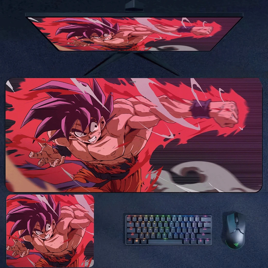 Dragon Ball Animation anime Games Thickened Extra Large Mouse Pad Computer Keyboard Pad Gift for Boyfriend and Boyfriend