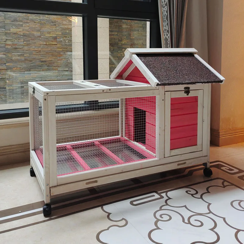 

Home Large Rabbit Cage with Tray Rabbit Nest Cole Duck Cage Rabbit Supplies Rutin Chicken Rearing Cage Rabbit Villa Chicken Coop