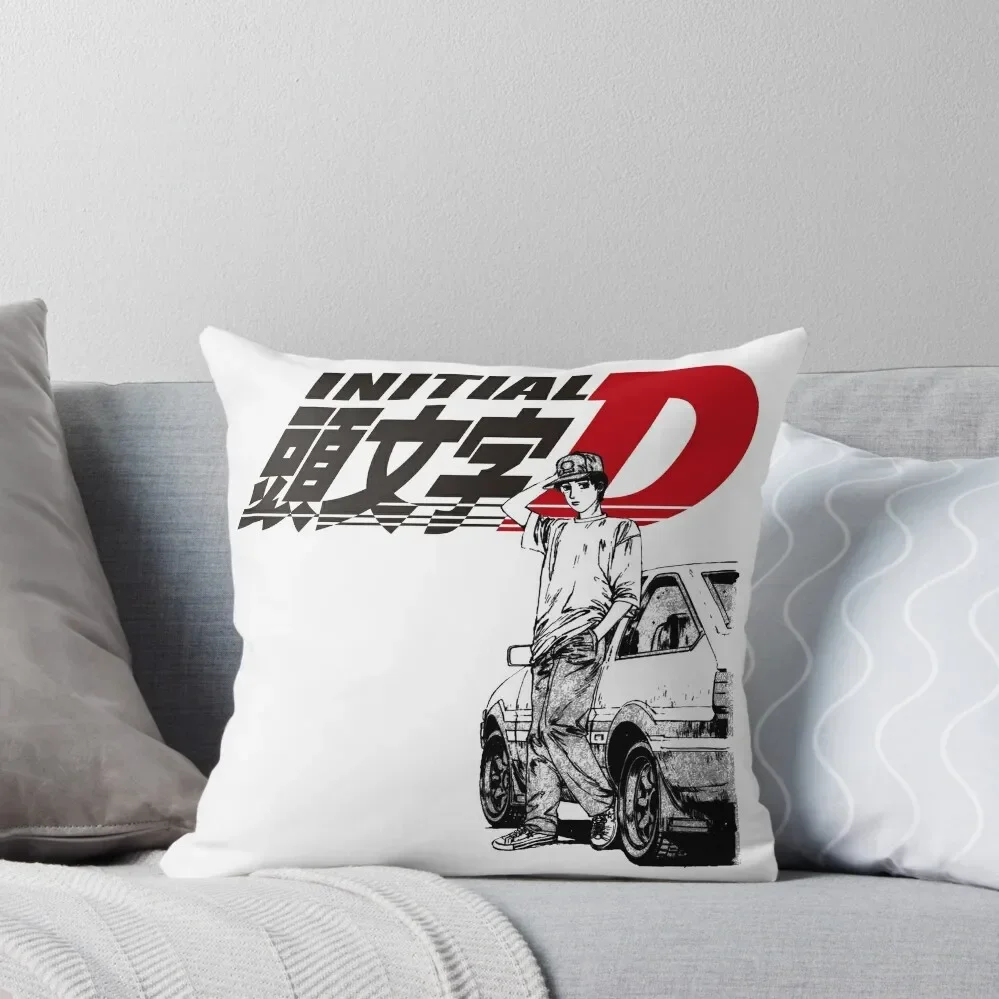 

Initial D Throw Pillow Pillow Decor Sofa Pillow Cover Cusions Cover Sofas Covers