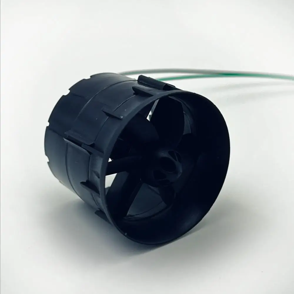 Unidad de ventilador con conductos de 6 aspas M30 Brush EDF 30mm con Motor sin núcleo Motor cepillado CW/CCW para avión Micro Jet RC de ala fija