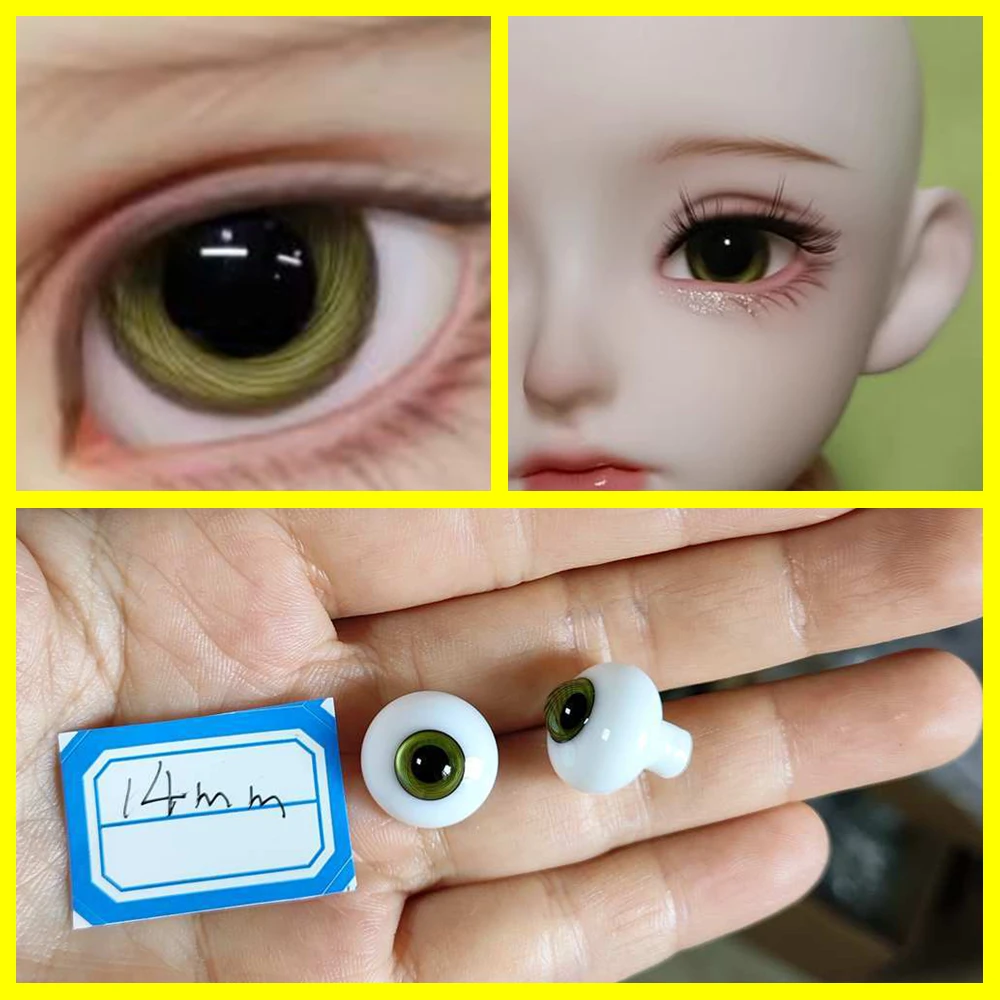 

Reborn Doll accessories Articulated 10MM 12 14 16 18mm 1/6 1/4 1/3 msd yosd sd bjd doll glass eyes eyeball for girls boys XTB150