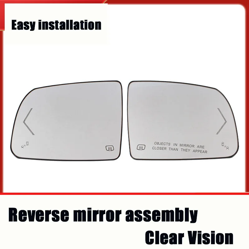 Suitable for Toyota 07-20 rearview mirror Tundra Sequoia Tundra lens heated LED blind spots