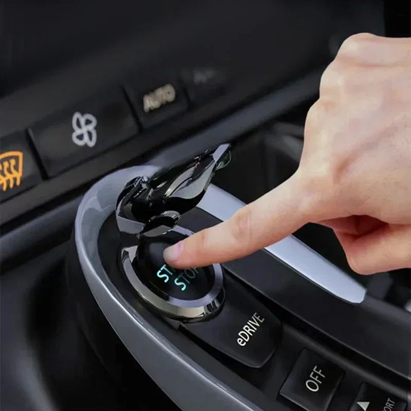 1Pcs Car One-touch Start Cover Engine Ignition Switch Button Decor For BYD Qing Song Tang Yuan E5 E6 F0 F3 F6 G3 G5 G6 I3 L3 M6 view 3