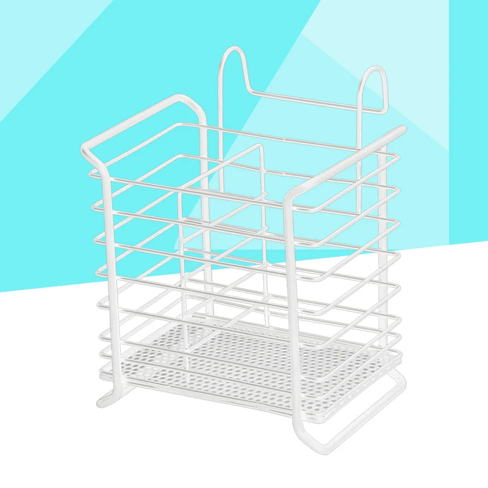 

Hanging Chopsticks Utensil Holder Stainless Steel White Chopstick Utensil Holder Water Draining Ventilation Kitchen Tool