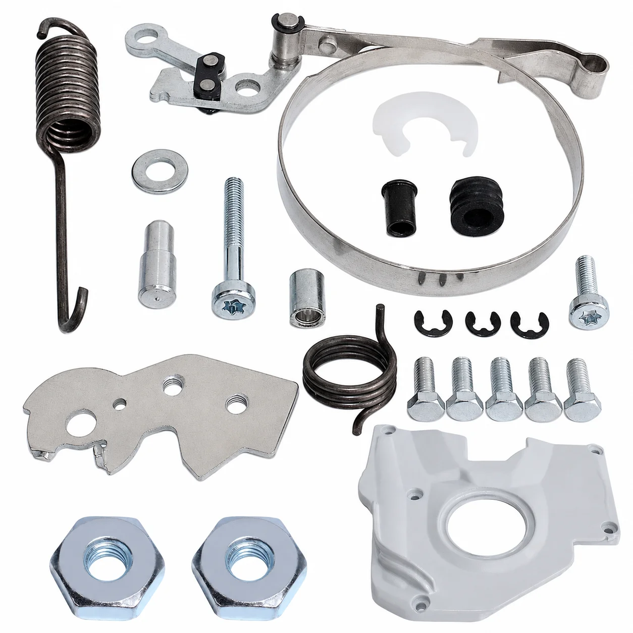 Chainsaw Parts Chain Brake Cover Band Bar Nut Repair Kit For Stihl 038 AV MS380, 038AV, OEM 1119 021 1102, Replacement Parts