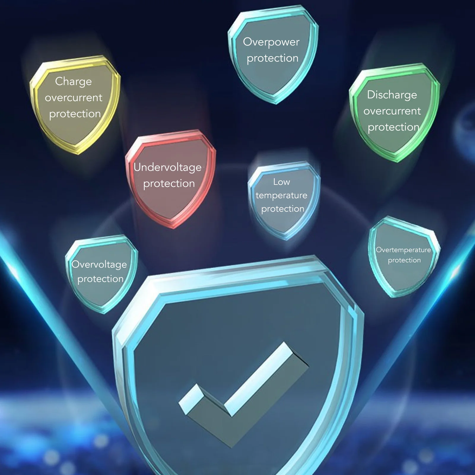 Smart Battery Monitor 600A RV Car Battery Tester 2.4in LED Display for Maintenance