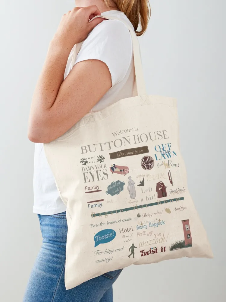 

Ghosts (BBC) Quotes Classic . Tote Bag reusable shopping bags tote bag university Shopper handbag Women's shopper