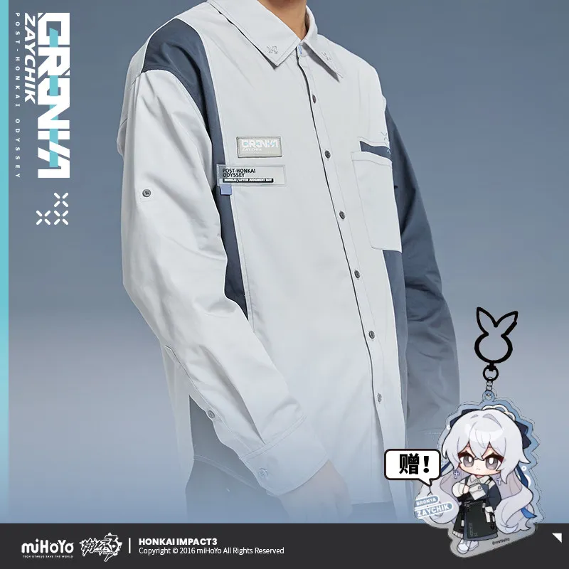 

Anime Game Honkai Impact 3 Bronya Silver Wing:N-EX Shirt Casual Fashion Clothes Unisex Top Lovers Birthday Gifts