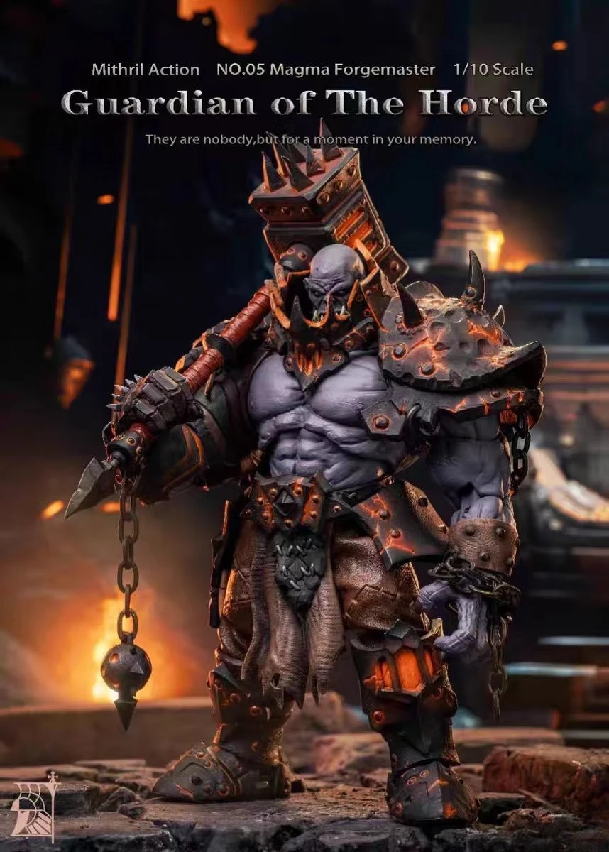 【Originale】TYCTOYS Guardian of The Horde Mithril Action No.05 Magma Forgemaster 1/10 Action Figure Model Toy