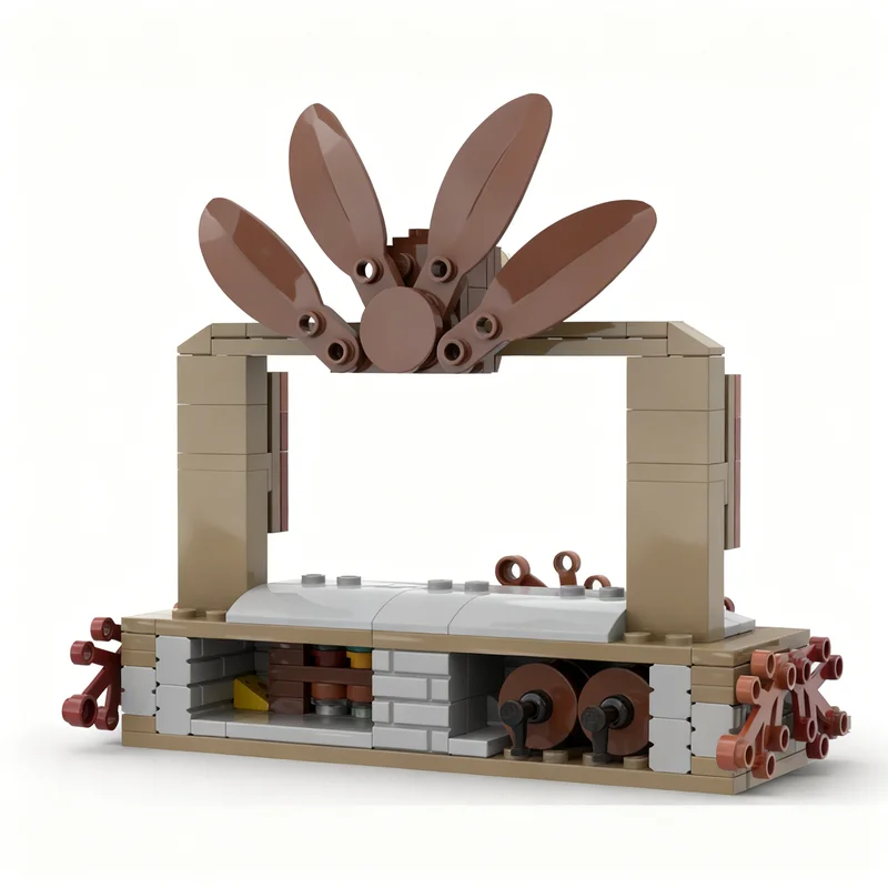 Set di 169 Pezzi MOC Espositore per Minifigure Stagionali del Ringraziamento, Blocchi da Costruzione, Regalo Natalizio Creativo