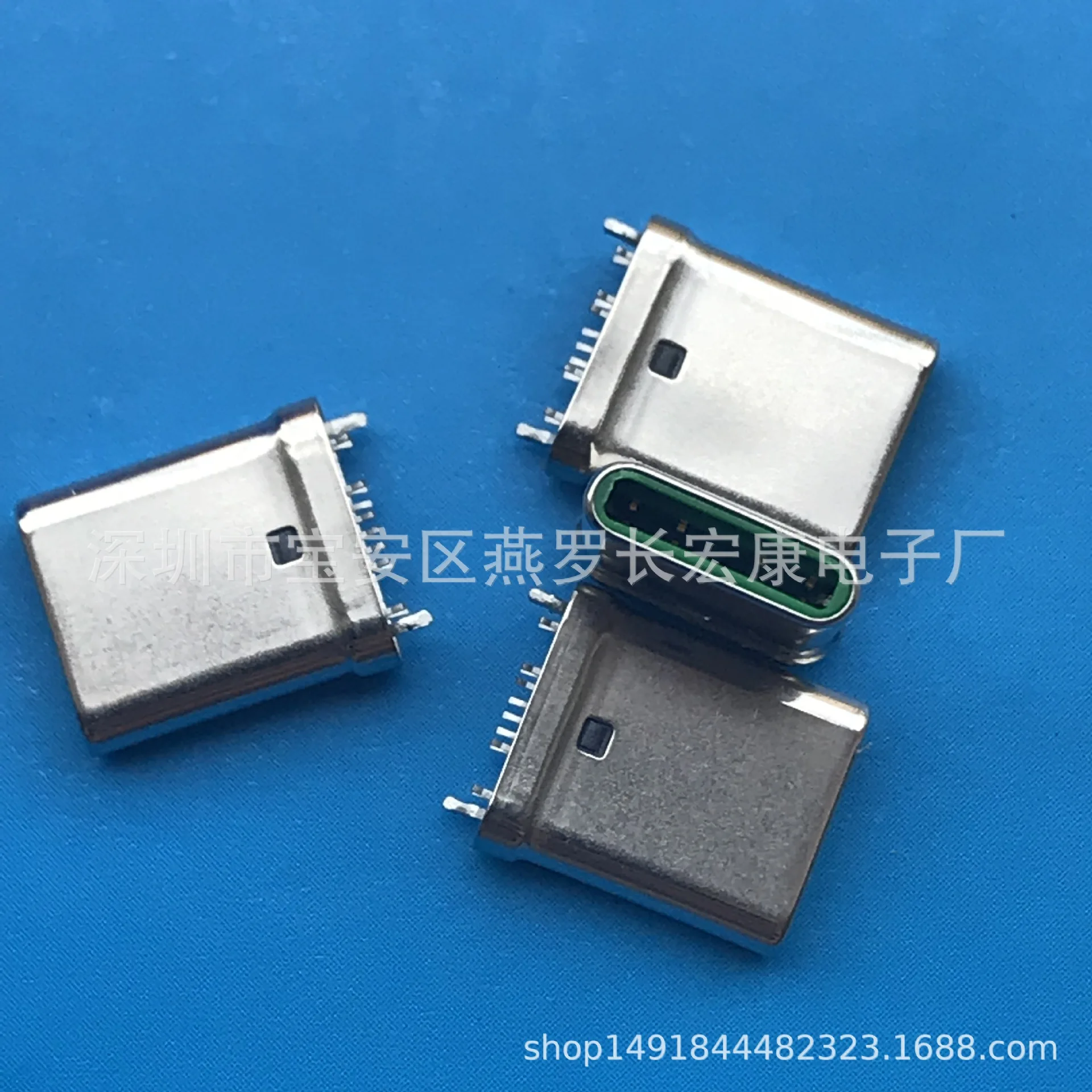 For usb plug type-c2.0 stretch male 3.1 connector 24P splint without plate with dust plug